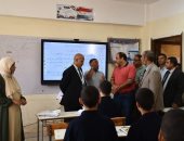 رئيس مياه الجيزة يتفقد محطة إمبابة والمدرسة الفنية لمياه الشرب والصرف 
