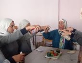 مجمع 15 مايو للفنون ينظم ورشة ميدانية لطالبات مدرسة 15 مايو الثانوية