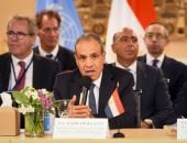 نشاط مكثف لوزير الخارجية فى نيويورك.. بدر عبد العاطى يضع غزة والتهدئة والإعمار على رأس الأولويات.. ويؤكد: قمة شرم الشيخ للسلام محطة مهمة لإنهاء الحرب على القطاع.. وإدانة مصرية لأية اعتداءات على الدول الخليجية