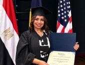 آمال رسلان تحصل على دبلومة الإعلام الرقمى بالجامعة الأمريكية.. صور