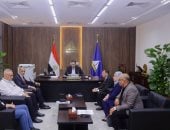 محافظ دمياط يبحث إجراءات إنشاء مركز معلومات شبكات المرافق بالتعاون مع محافظة الجيزة