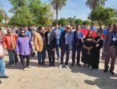 فقرات استعراضية وخبيز عيش شمسي أمام محافظ الأقصر باحتفالات يوم السياحة العالمى