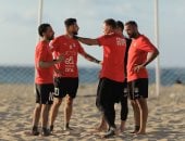 منتخب للشاطئية بالقميص الأحمر وأنجولا بالأبيض فى إياب تصفيات أمم أفريقيا