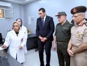 مركز البحوث الطبية والطب التجديدى للقوات المسلحة يستقبل وزير الشباب