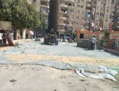 الجيزة: تركيب الإنترلوك بشوارع صفط اللبن ببولاق ومحيط مجمع مدارس بالطالبية