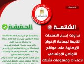 "الإعلاميين" تنفي شائعات الإخوان بالتشكيك في الإجراءات المرورية المستحدثة