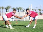 بيكهام وهانى وبلحاج يواصلون التأهيل فى مران سيراميكا استعدادا للمصرى.. صور