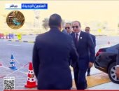 الرئيس السيسى يصل مقر انعقاد منتدى "العلمين أفريقيا للأعمال"
