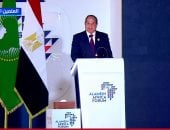 الرئيس السيسى: نهضة القارة الأفريقية وازدهارها حق مشروع ينبغى التمسك به