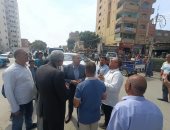 نائب محافظ الجيزة يتفقد موقف سرفيس أطفيح تمهيدا لتطويره ورفع كفاءته