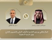 وزير الخارجية يؤكد لنظيره السعودى إدانة مصر لكافة الاعتداءات على المملكة والدعم الكامل لأمنها واستقرارها