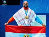 ذهبية كرم جابر تتصدر ميداليات بطولة العالم لرواد المصارعة