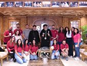 البابا تواضروس الثاني يستقبل وفدا شبابيا خدميا من كنائس الإمارات بالمقر البابوى