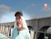 رزقه فى المياه.. حكاية صياد من فوق القناطر الخيرية "فيديو"