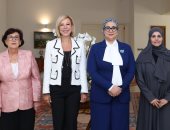 السيدة الأولى للجمهورية اللبنانية تستقبل رئيسة المجلس القومى للمرأة