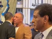 الخطيب وأحمد سليمان وفاروق جعفر على رأس الحاضرين فى عزاء نصر إبراهيم