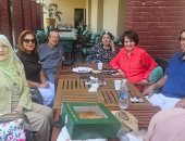 أول ظهور للفنانة سميرة أحمد بعد شائعة مرضها مع شمس البارودى