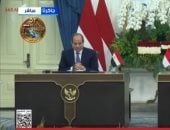 الرئيس السيسى: نستهدف رفع حجم التبادل التجارى مع إندونيسيا لـ5 مليارات دولار