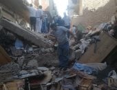 انهيار منزل من 3 طوابق على مساحة 35 مترًا في المحلة الكبرى بالغربية