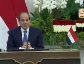 استقبال حاشد للرئيس السيسي بإندونيسيا.. ورفع حجم التجارة لـ5 مليارات دولار.. فيديو