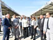 وزيرة التنمية المحلية ومحافظ الوادى الجديد تتفقدان أعمال تطوير الموقف الإقليمي بالخارجة 