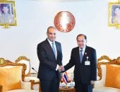وزير الخارجية يلتقي رئيس وأعضاء لجنة العلاقات الخارجية بمجلس الشيوخ التايلاندي