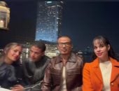جنا عمرو دياب تحتفل بعيد ميلاد والدها بإعادة نشر صورة مع العائلة