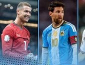 ميسي ورونالدو ومودريتش ضمن 66 لاعبًا تخطوا حاجز الألف مباراة 