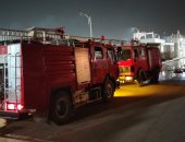 اندلاع حريق بمصنع منسوجات فى منطقة الـ6 مليون بالعاشر من رمضان