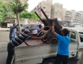 حملات لإزالة الإشغالات والتعديات بمنطقة الـ5000 وحدة والحرفيين في بورسعيد