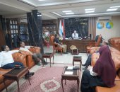رئيس مياه سوهاج يبحث موقف مشروعات الصرف الصحي الجارى تنفيذها