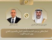 وزير الخارجية يبحث مع نظيره الكويتى العلاقات الثنائية والأوضاع الإقليمية