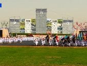 لقطة مضيئة.. طلاب أكاديمية الشرطة يشكلون "دفعة 2026" على الحبال