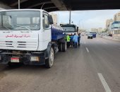 الإسكندرية: سيولة في الحركة المرورية بالشوارع والميادين بعد رفع مياه الأمطار