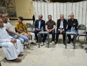 مدير تعليم بورسعيد يقدم واجب العزاء لأسرة الطالب آدم 