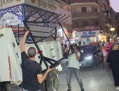 حى الطالبية يشن حملة بشارعى العريش وضياء.. تشميع 7 محلات ومصادرة المضبوطات