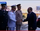الرئيس السيسى يصل الأكاديمية العسكرية ليشهد حفل تخرج دفعات جديدة