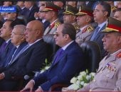 الرئيس السيسى يشاهد فيلما تسجيليا بعنوان: قادة فى وجدان الأمة