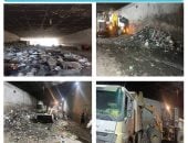 رفع 1200 طن رتش من نفق النجوم ببولاق الدكرور استجابة لشكاوى المواطنين