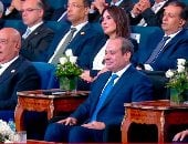 فخامة الرئيس السيسي يشاهد تقريرا ماذا تقول للرئيس إذا قابلته؟ بمنتدي مصر 2026