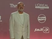 خالد الصاوى ومينا مسعود وصدقى صخر على ريد كاربت "مفيش راجل بيعيط" بمهرجان الجونة