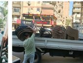 رفع 283 حالة إشغال بشوارع العمرانية.. وإجراءات قانونية حيال المخالفين