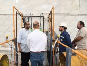 رئيس مياه الجيزة فى جولة ميدانية بالصف وأطفيح لمتابعة المحطات ومشروعات الصرف