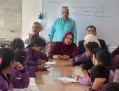 مدير تعليم جنوب سيناء تتابع العملية التعليمية بمدرسة علي بن أبي طالب بدهب