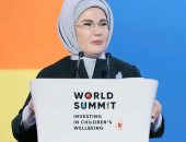 أمينة أردوغان: سنكون صوت أطفال مناطق الحروب.. ومليون طفل في غزة ينتظرون حقوقهم