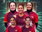 وزير الرياضة يهنئ سيدات تنس الطاولة بالتتويج ببطولة أفريقيا للفرق