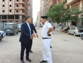 محافظ القليوبية يتفقد التكدسات المرورية بمفارق طريق أبو حشيش وشارع كلية التجارة ببنها 