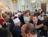 مفتى الجمهورية ووزير الأوقاف ومحافظ السويس يؤدون صلاة الجمعة ببورتوفيق.. فيديو