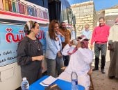 قافلة متكاملة تصل إلى وادي فيران بجنوب سيناء لتقديم الخدمات للأهالي