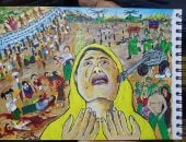 كيف تحولت لوحات اللاجئين إلى وثائق جنائية لملاحقة القتلة فى ميانمار؟